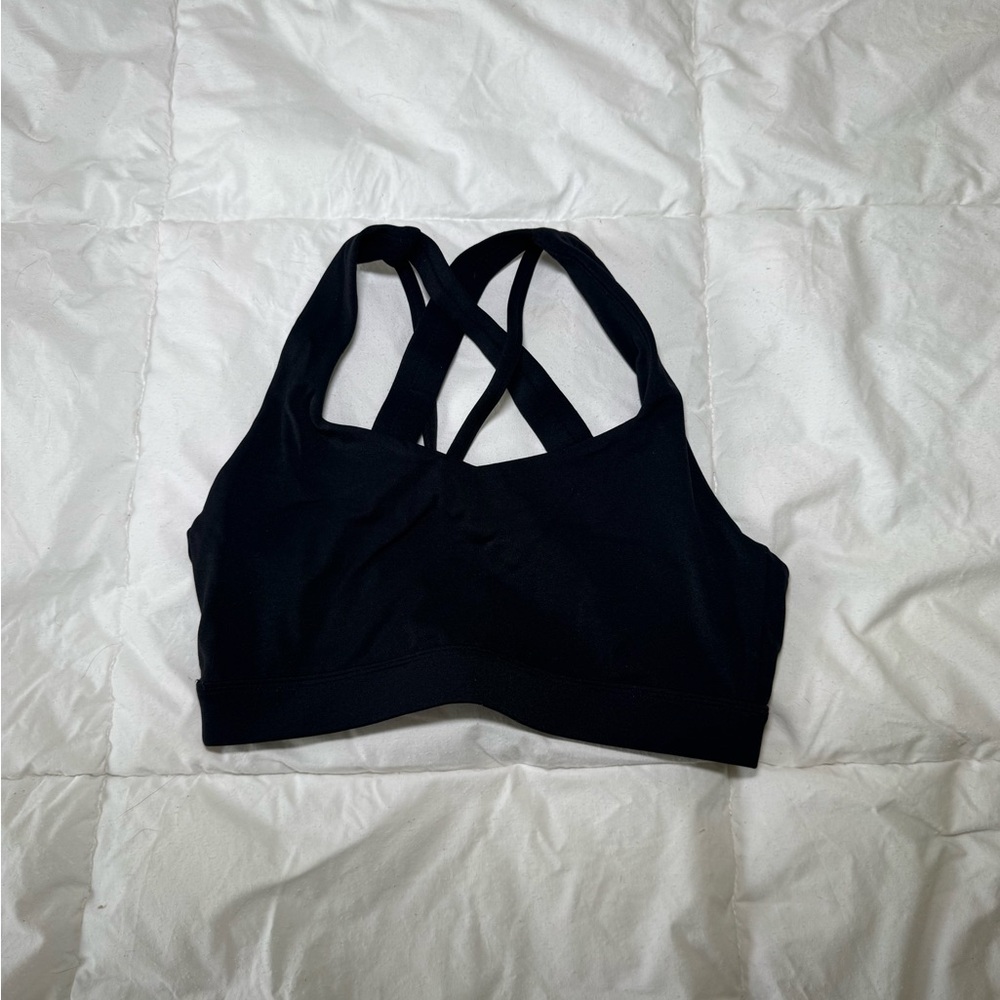 Paragon Fitwear Black Cross-Back Sports Bra